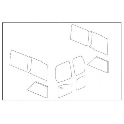 Vauxhall Combo Cargo Wooden Protection - Two Sliding Side Doors - L2
