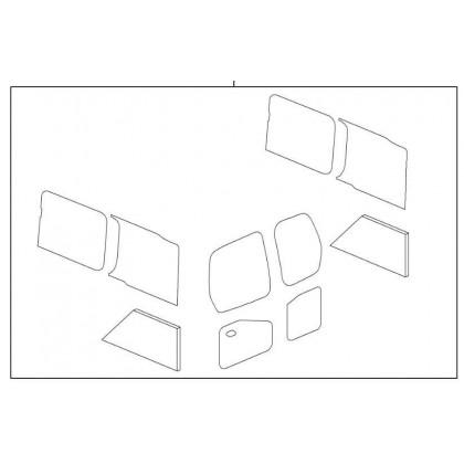 Vauxhall Combo Cargo Plastic Interior Protection - No Sliding Side Door - L1