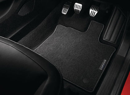 Renault Captur Floor Mats, Textile Comfort RHD