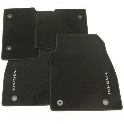 Vauxhall Insignia A - Velour Carpet Footwell Floor Mats Black