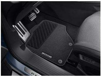 Peugeot 5008 ( P74 ) 2024> Set of Needle Pile Floor Mats Front and Rear 1693490780