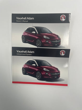Vauxhall Adam Owners Manual & Infotainment Manual