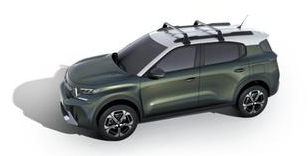 Citroen C3 Aircross (CC24E) set of 2 transverse roof bars aluminium 1693494180