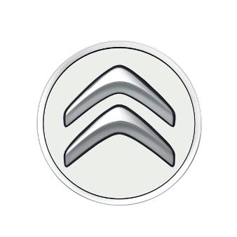 Citroen - Set Of 4 Caps - For Aluminium Wheels Arctic White
