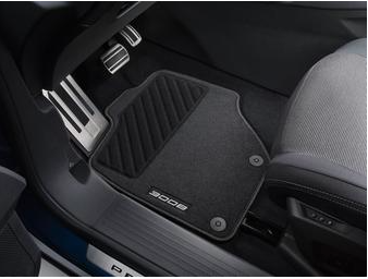 Peugeot E-3008 (P64) 2024 onwards SET OF NEEDLE-PILE FLOOR MATS FRONT AND REAR 1693490380 BEV & PHEV.