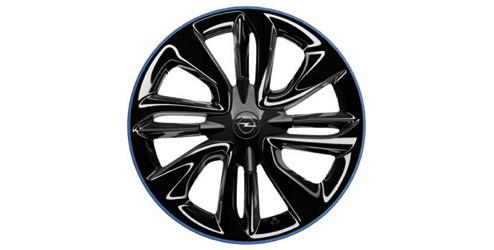 Vauxhall ADAM Alloy Wheel 7 x 17" - 4 Studs - Black/Blue