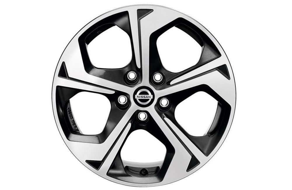 Nissan 17" Flow Black Diamond-Cut Alloy Wheel - X-Trail