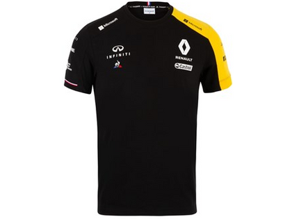 Renault Black Replica Men's T-Shirt