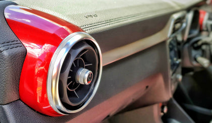 MG Red Turbine Vents