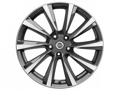 Nissan 19" Alloy Wheel Dark Grey Dimond Cut - Wind