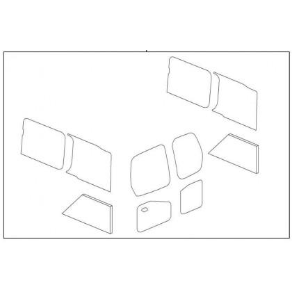 Vauxhall Combo Cargo Wooden Side Panels - Vans without Sliding Side Door- L1