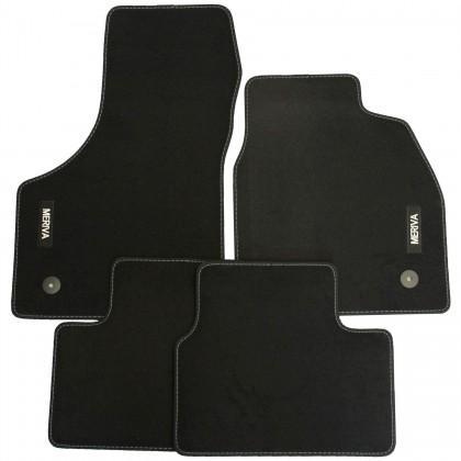 Vauxhall Meriva B - Carpet Mats Tailored Fitted Black Set of 4