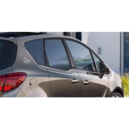 Vauxhall Meriva B Styling External Sport Style Stripes - Silver Lake