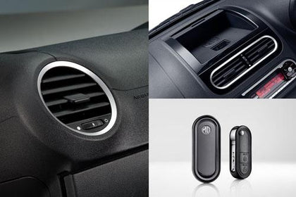 MG Piano Black & Silver Vent Interior Pack - Black Key