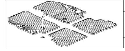 Vauxhall Viva - Set of Rubber Floor Mats