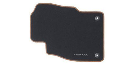 Vauxhall ADAM - Floor Mats Carpet Velour - Black with Brandy Binding