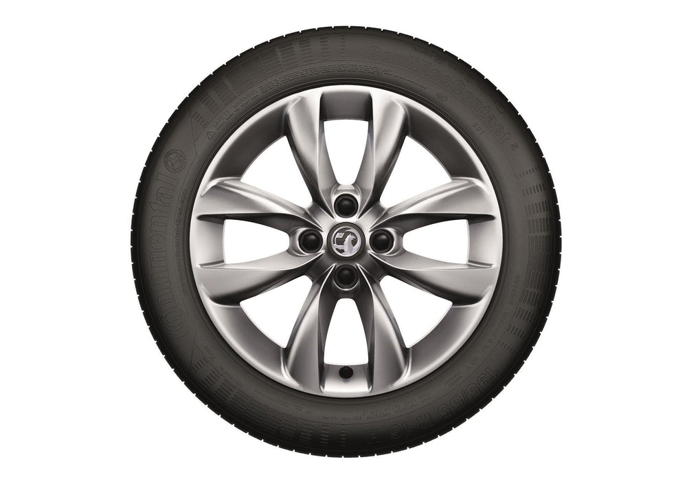 Vauxhall ADAM Alloy Wheel 6.5 x 16" - 4 Studs - 8 Spokes - Silver