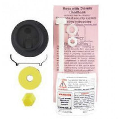 Vauxhall Zafira B Spare Wheel Security Device
