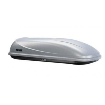 Vauxhall Corsa F / e-Corsa / Vivaro C Roof Box - Thule Ocean 200 Silver Grey