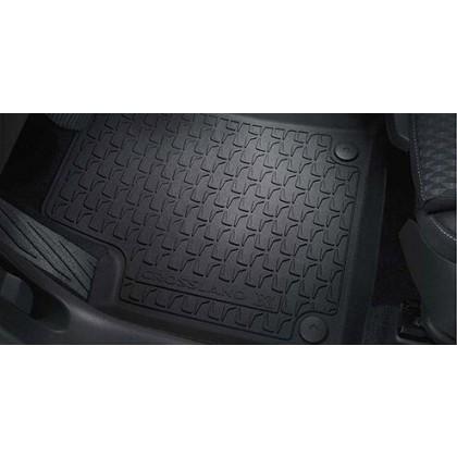 Vauxhall Crossland X Footwell Floor Mats Rubber All Weather - Jet Black