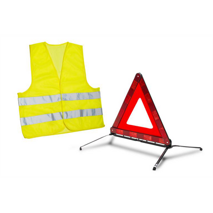 Peugeot Warning Triangle & Safety Vest