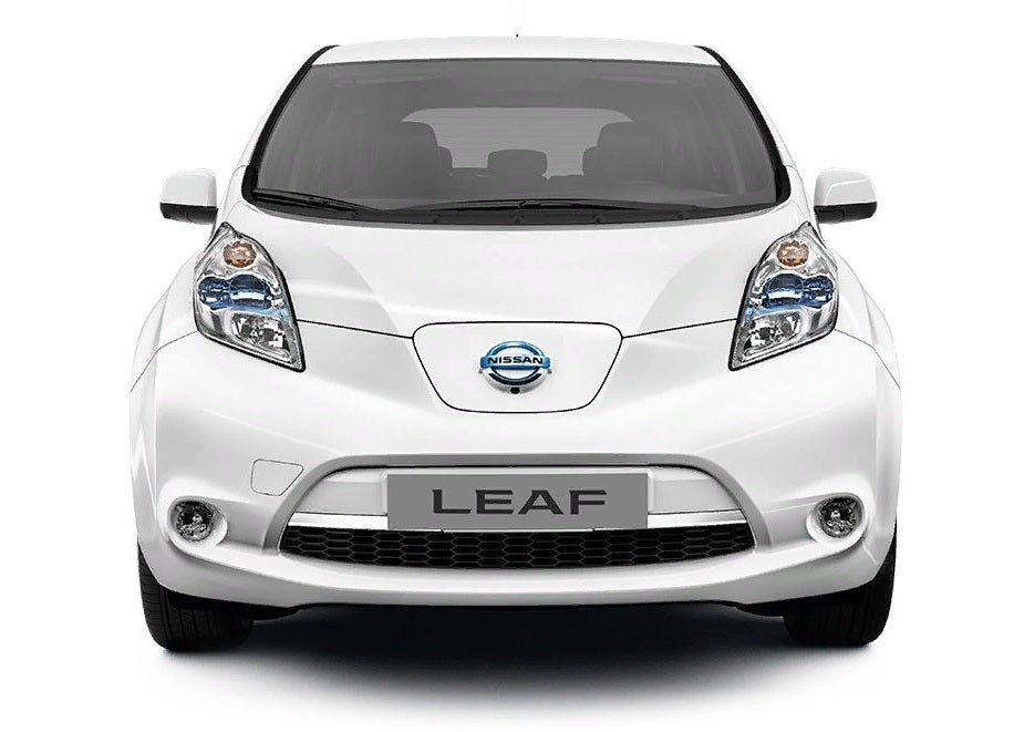 Nissan Front Grille Emblem Logo - LEAF