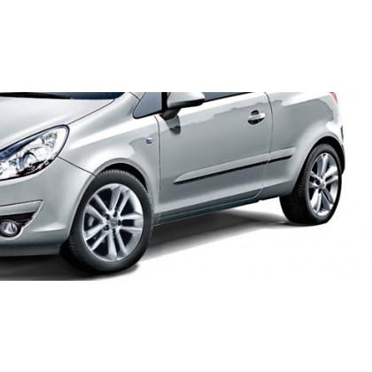 Vauxhall Corsa D 3-dr Body Side Protection Moulding Kit - Star Silver