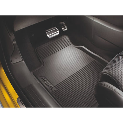 Peugeot Rubber Floor Mats Set - 208 P21E