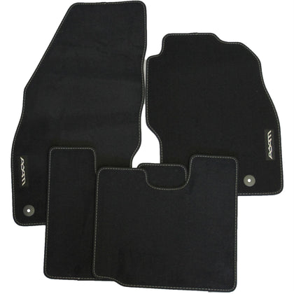 Vauxhall Adam Carpet Footwell Mats Tailored Fitted Black Set of 4