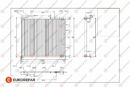 Eurorepar - Air Conditioning Condenser - E163394