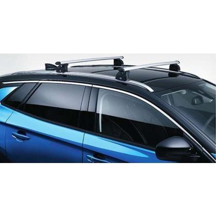 Vauxhall Roof Bars for Crossland X & Grandland X fitted with Roof Rails.