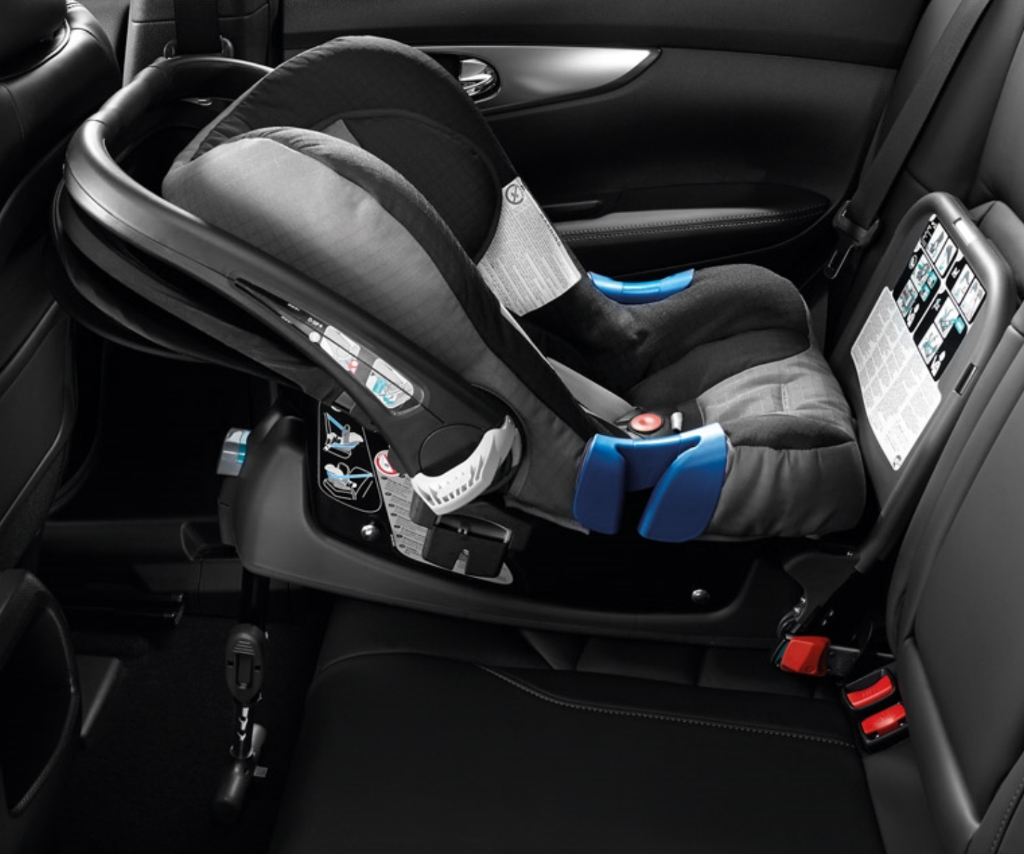 Nissan x trail top baby seat fitting