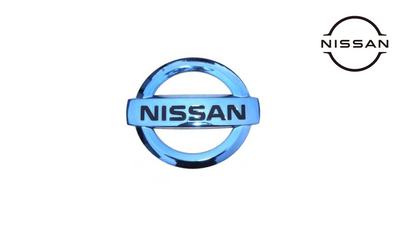 Nissan Front Grille Emblem Logo - LEAF