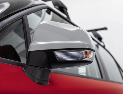 MG Silver Mirror Cap LH