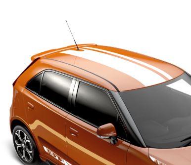 MG Trophy White Roof Only Decal