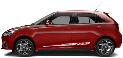 MG Trophy White Right Hand Door Decal