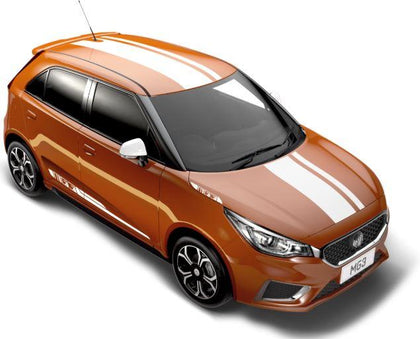 MG White Trophy Stripe Kit