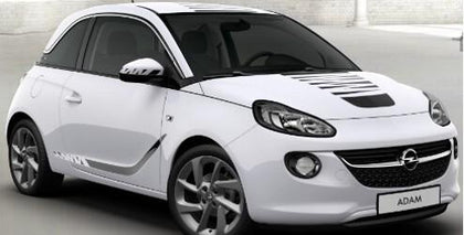 Vauxhall ADAM Exterior Foil Decal Kit Stripes - Body - I'll be Black
