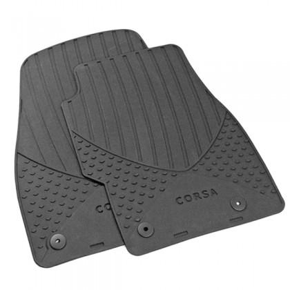 Vauxhall Corsa E | Corsavan E All Weather Easy Clean Rubber Mats - Front