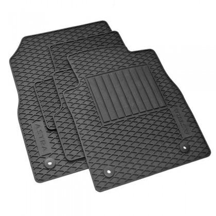 Vauxhall Astra J Footwell Floor Mats - Rain Mud All Weather - Black