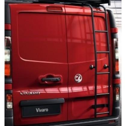 Vauxhall Vivaro B Roof Carrier Ladder - Epoxy Steel - Black