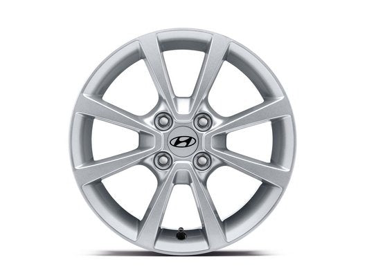 Hyundai 15" Alloy Wheel, Naju, Silver - i10