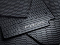 Hyundai Floor Mats, All Weather, With Grey Accent - KONA