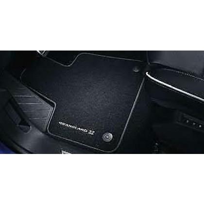 Vauxhall Grandland X - Footwell Floor Mats - Velour Carpets - Jet Black
