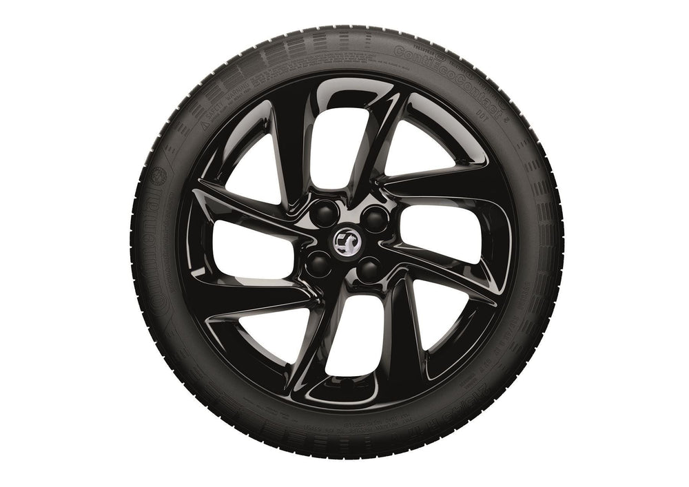 Vauxhall ADAM Alloy Wheel 7 x 17" - 4 Studs - Black/White