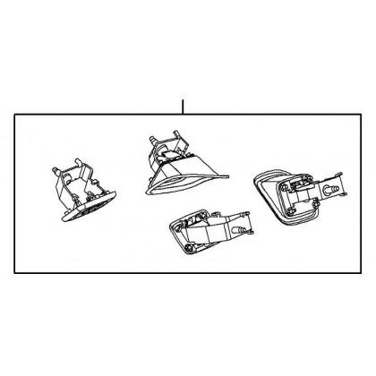 Vauxhall Grandland X Load Compartment Net Fixings - With Sunroof