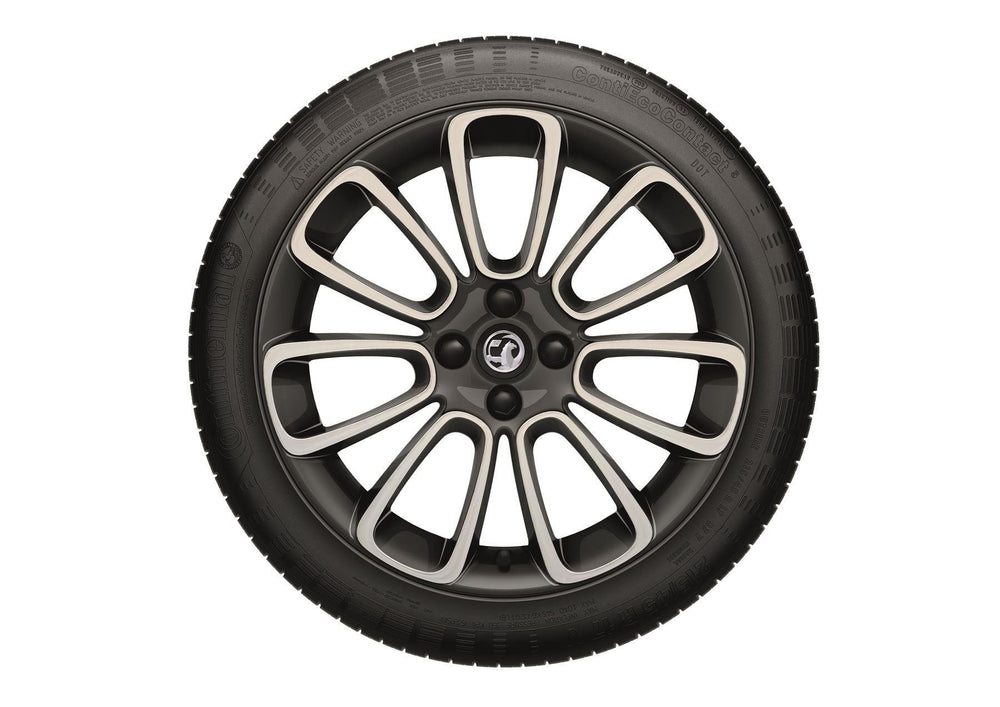 Vauxhall ADAM Alloy Wheel 7Jx17" - 4 Studs - Technical Grey/ Creme White