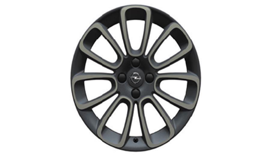 Vauxhall ADAM Alloy Wheel 7J x 17" - 4 Studs - Technical Grey/Guacamole