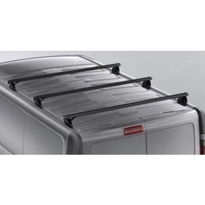 Vauxhall Vivaro B Roof Bars - Steel - Black k H1 - Set of 2 - Storage