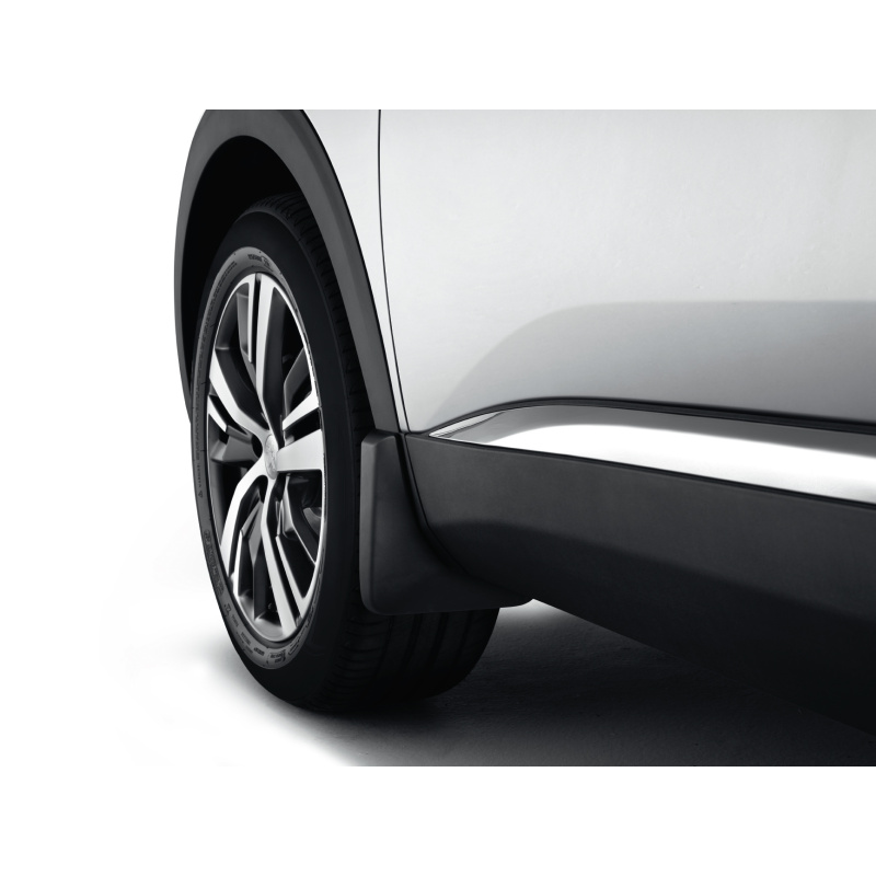 Peugeot 3008 (P84E) & 5008 (P87E) - Front Mudflaps - with Widened Wing Trim